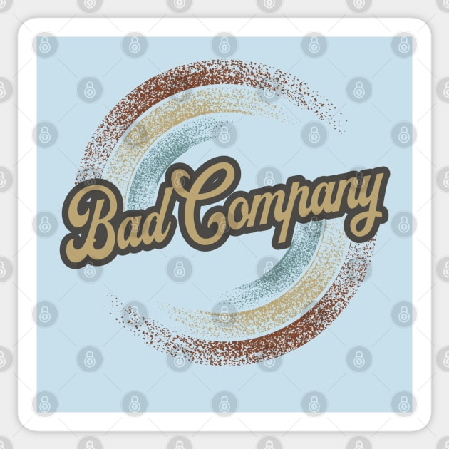 Bad Company Circular Fade Sticker by anotherquicksand